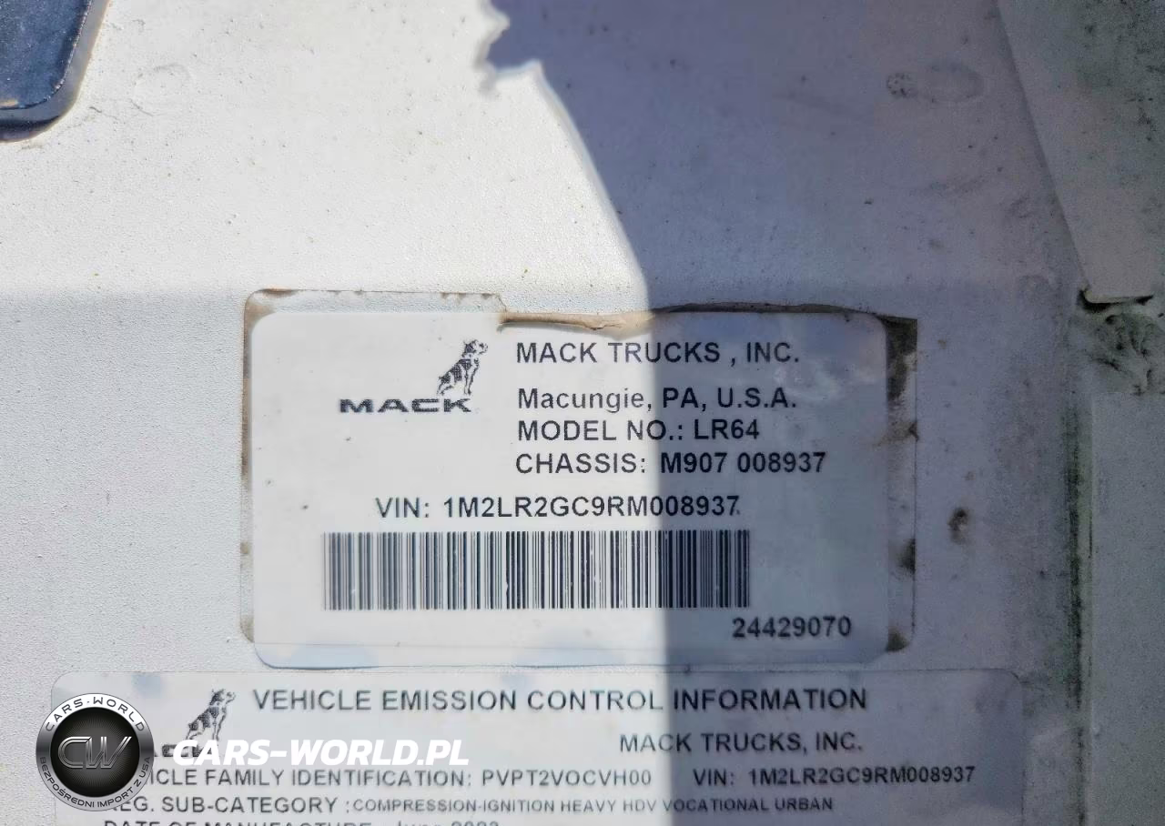 2024 Mack Lr 64 VIN:1M2LR2GC9RM008937 - 10