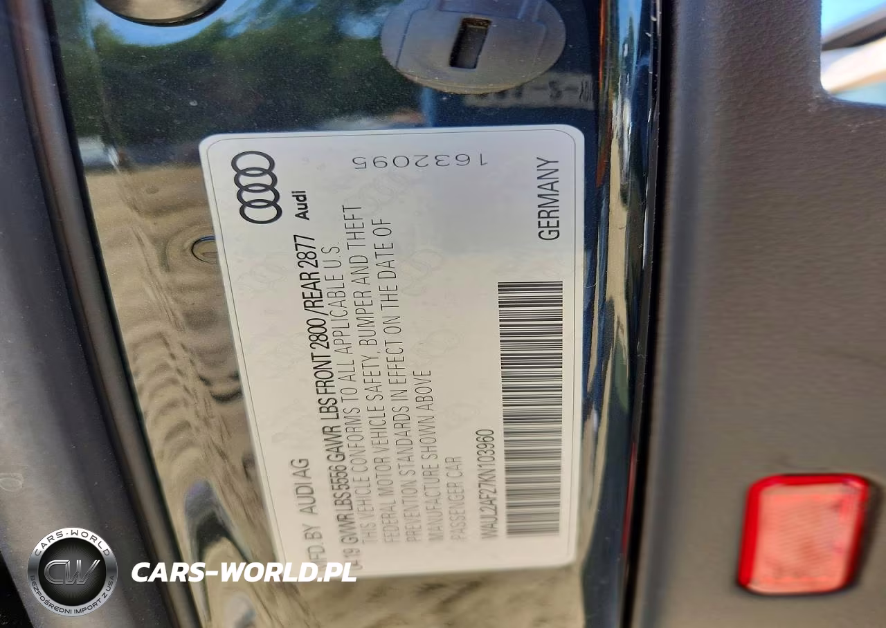 2019 Audi A6 Premium Plus VIN:WAUL2AF27KN103960 - 12