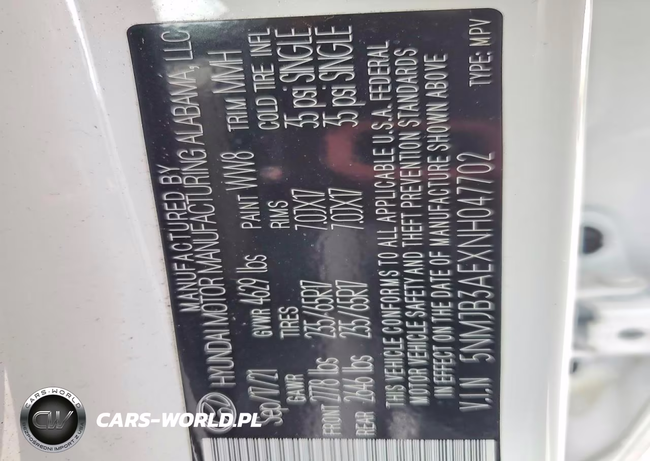 2022 Hyundai Tucson Sel VIN:5NMJB3AEXNH047702 - 13