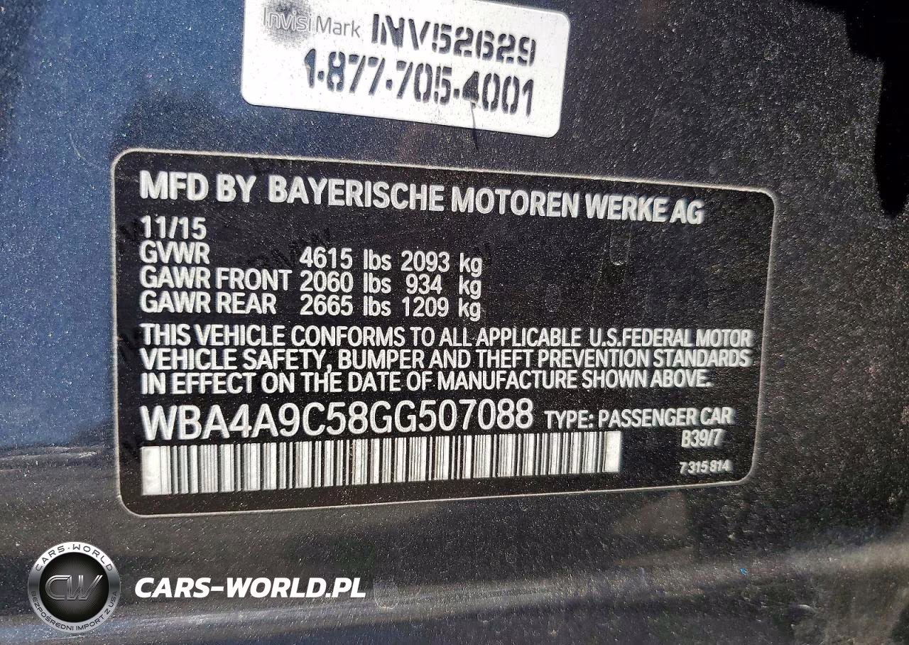 2016 BMW 428 I Gran Coupe Sulev VIN:WBA4A9C58GG507088 - 12