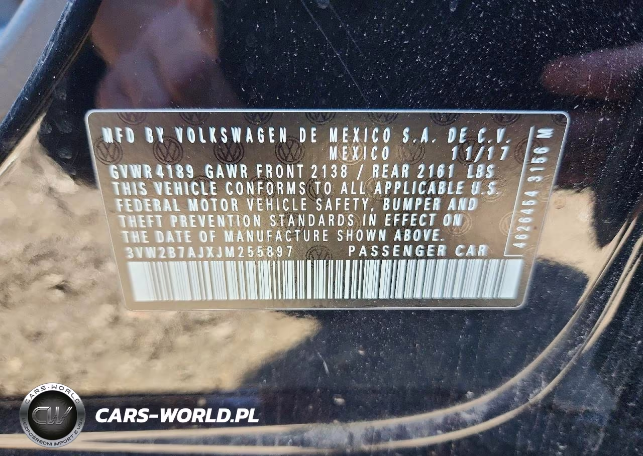 2018 Volkswagen Jetta S VIN:3VW2B7AJXJM255897 - 12