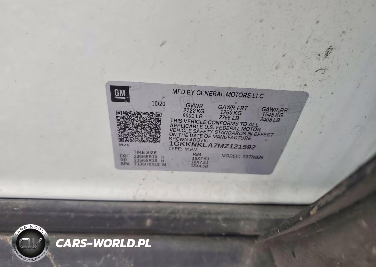 2021 GMC Acadia Sle VIN:1GKKNKLA7MZ121592 - 12