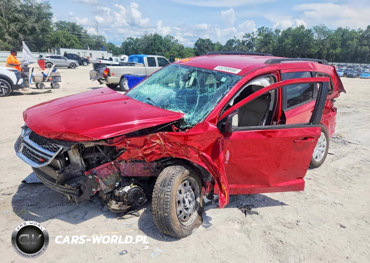 2019 Dodge Journey Se VIN:3C4PDCAB6KT758354 - 1