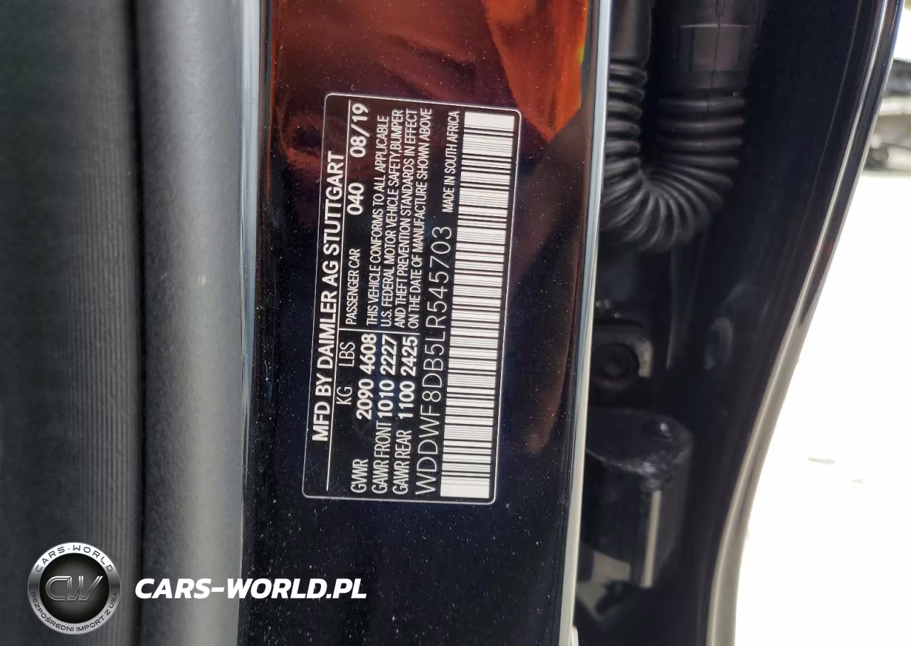 2020 Mercedes-Benz C 300 VIN:WDDWF8DB5LR545703 - 12