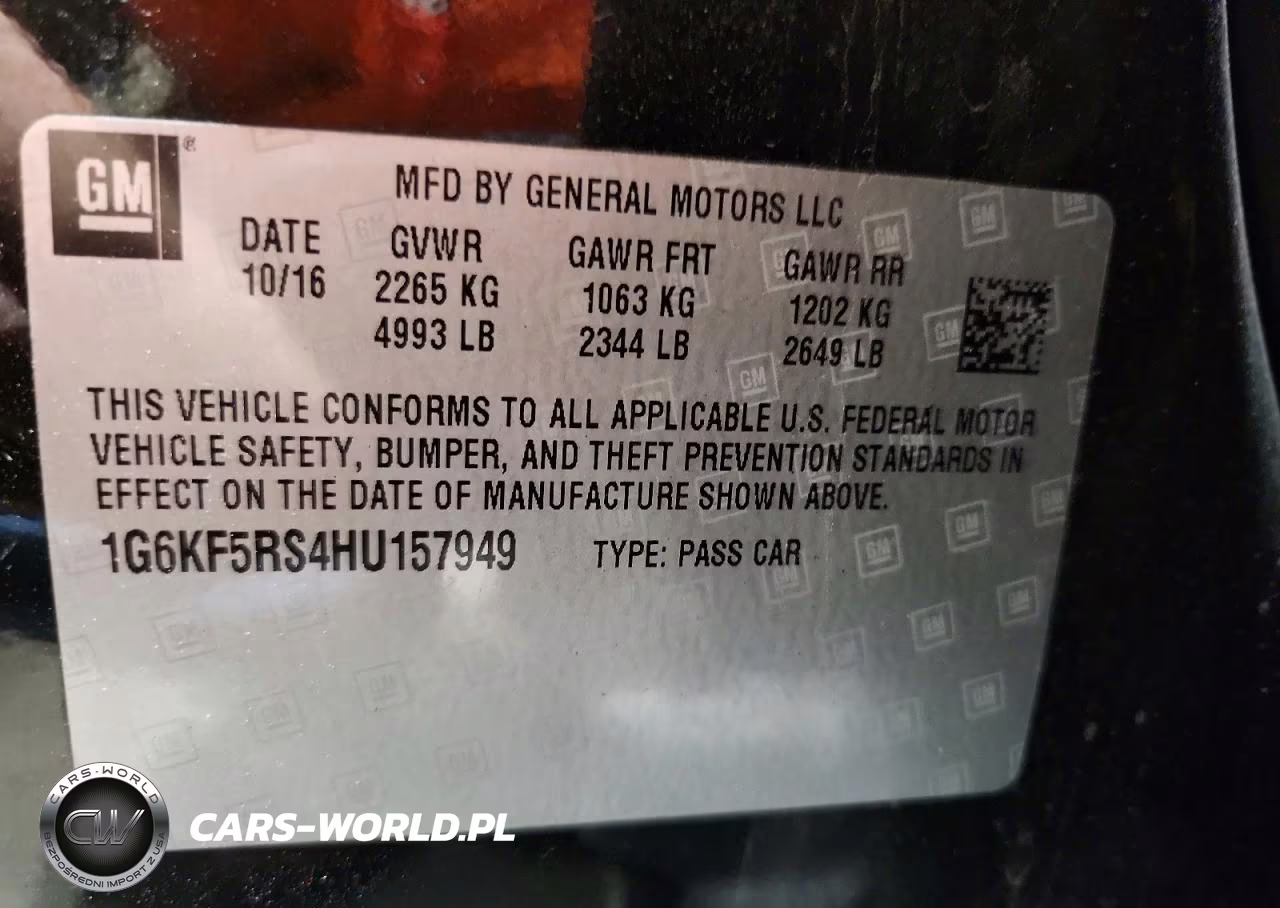 2017 Cadillac Ct6 Premium Luxury VIN:1G6KF5RS4HU157949 - 13