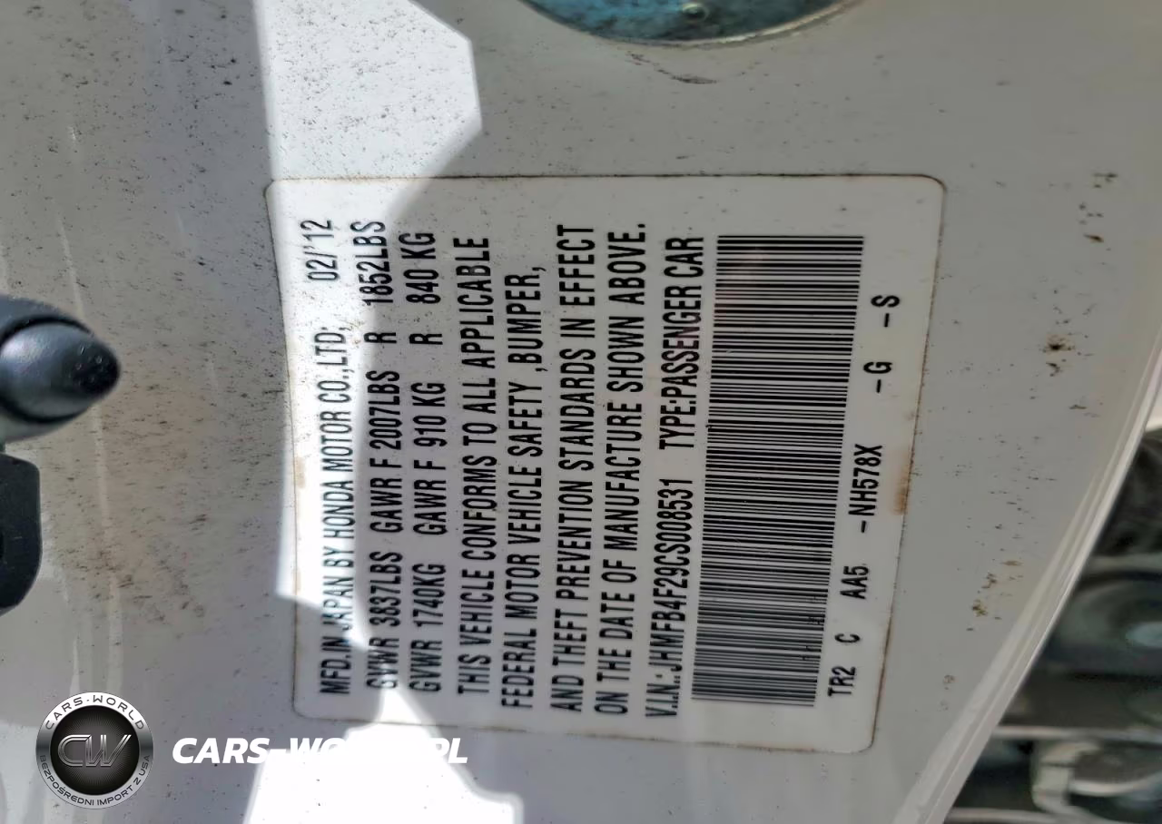 2012 Honda Civic Hybrid VIN:JHMFB4F29CS008531 - 13