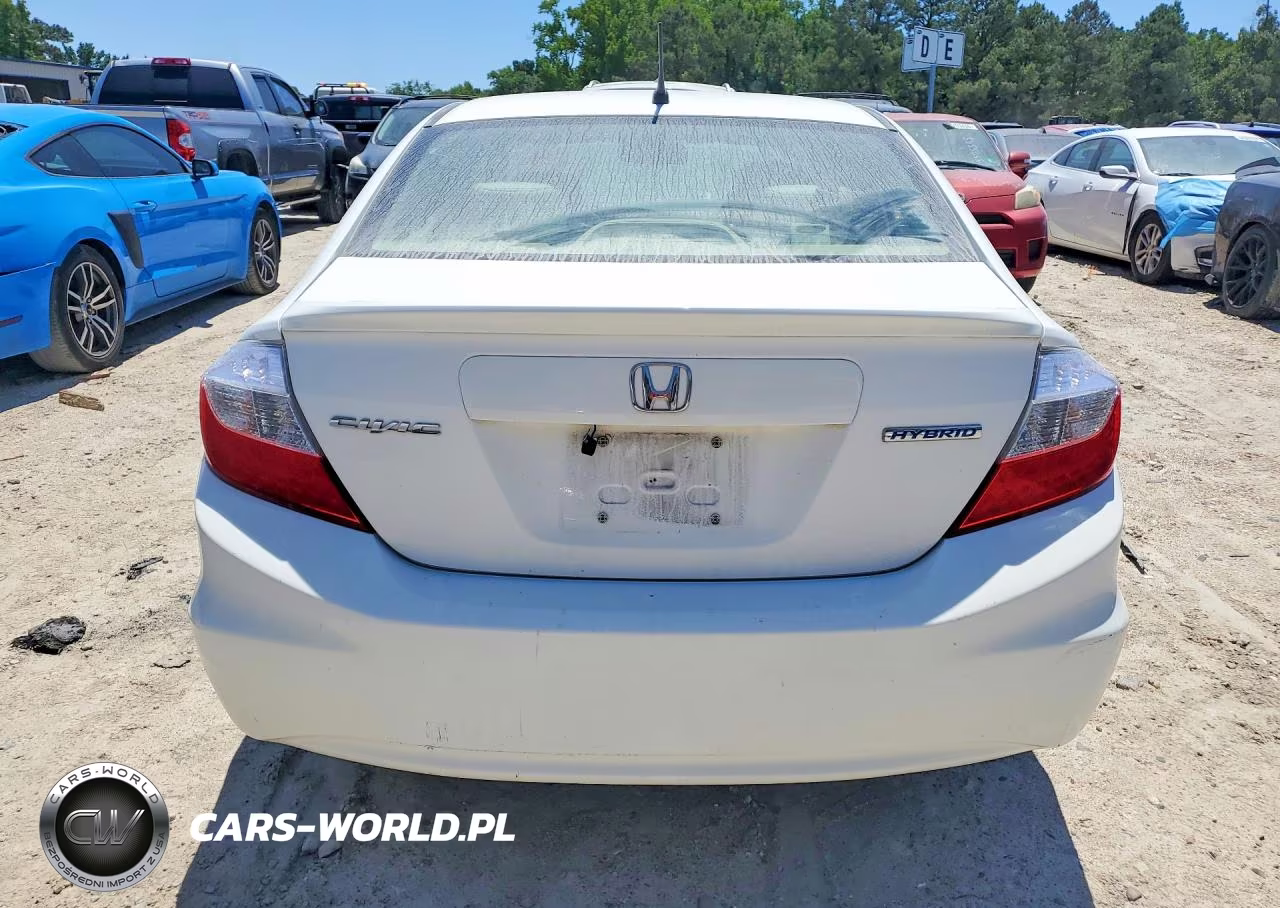 2012 Honda Civic Hybrid VIN:JHMFB4F29CS008531 - 6