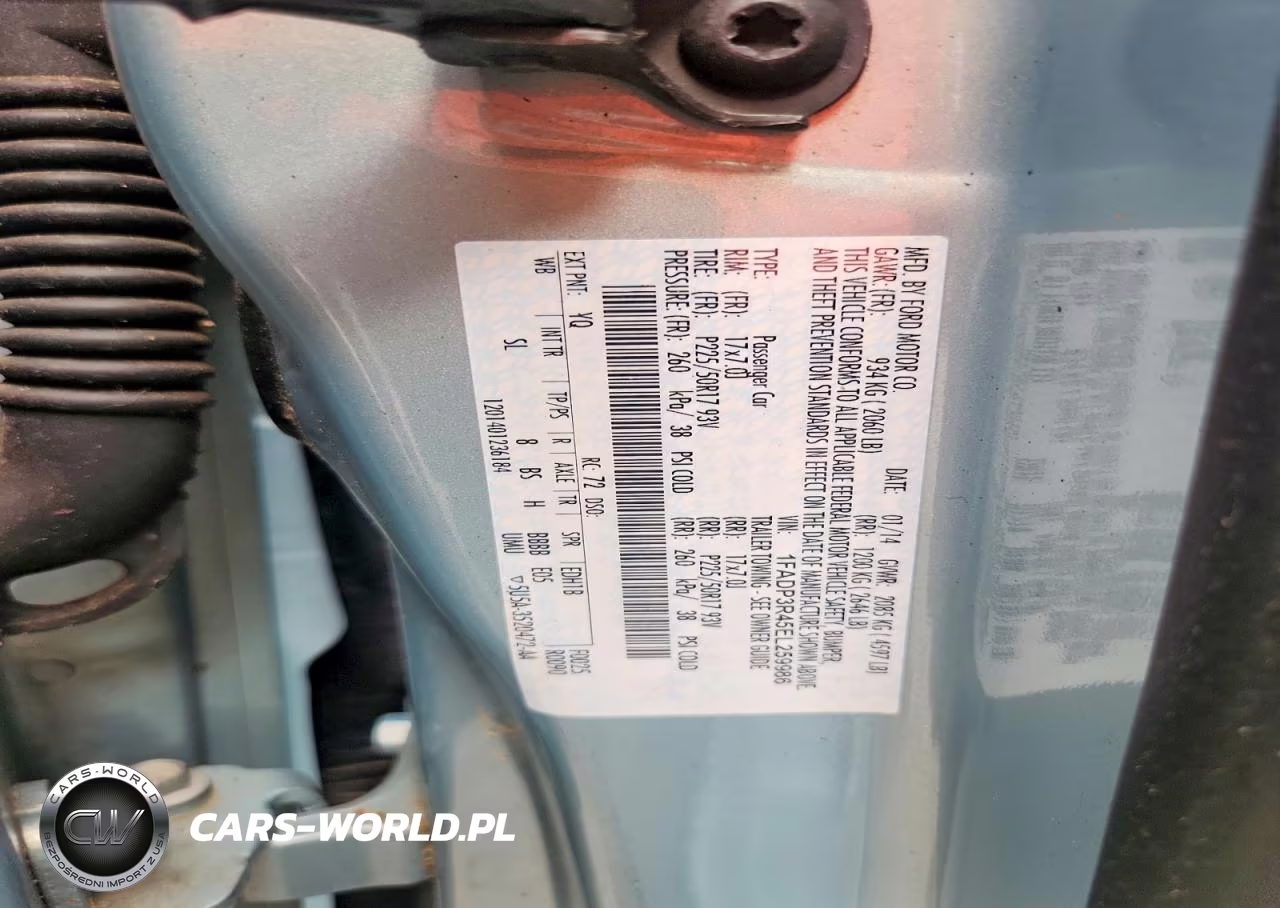 2014 Ford Focus Bev VIN:1FADP3R45EL259986 - 12