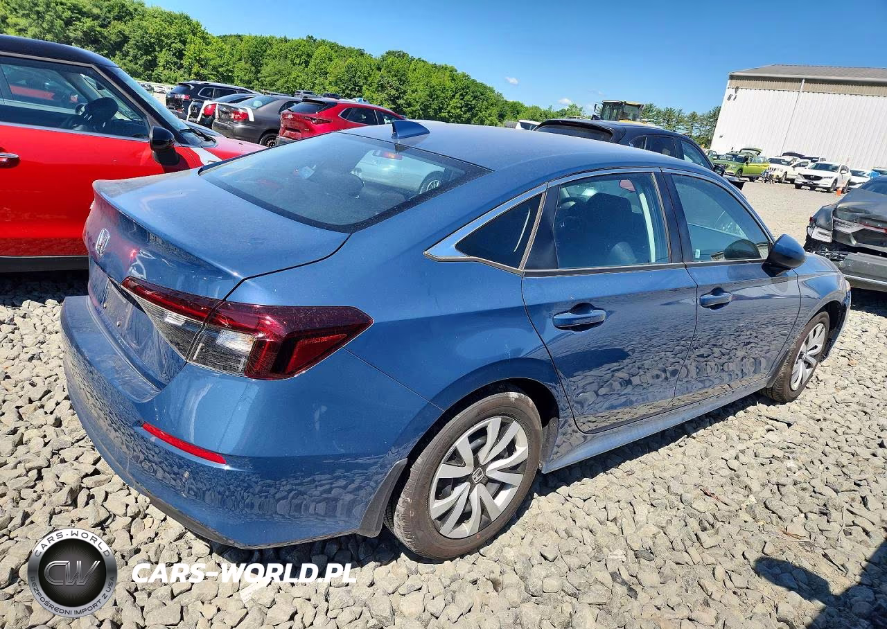 2026 Honda Civic Lx VIN:2HGFE2F21TH558036 - 3