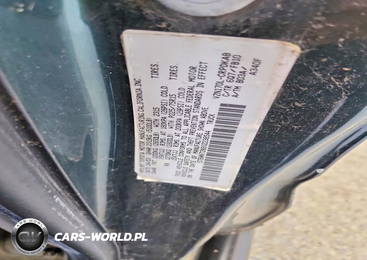 2003 Toyota Tacoma Xtracab VIN:5TEWN72N93Z238544 - 12
