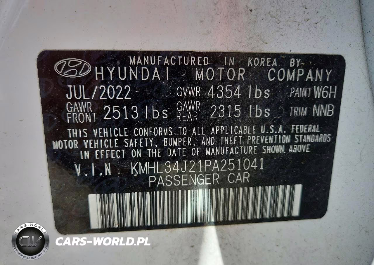 2023 Hyundai Sonata Limited VIN:KMHL34J21PA251041 - 13