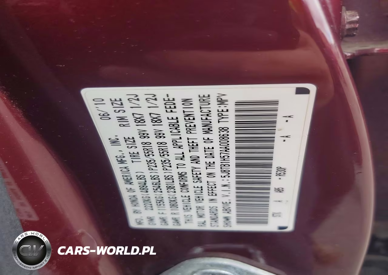 2010 Acura Rdx Technology VIN:5J8TB1H57AA008638 - 13