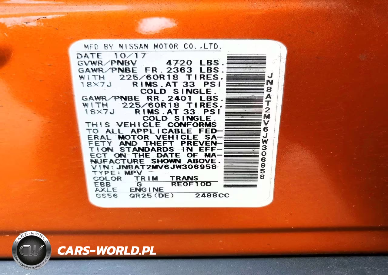 2018 Nissan Rogue Sl VIN:JN8AT2MV6JW306958 - 13