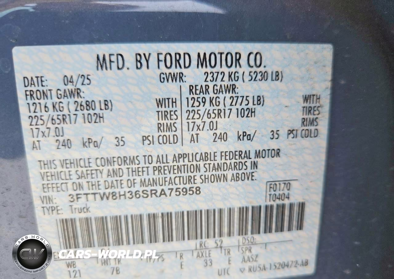 2025 Ford Maverick Xlt VIN:3FTTW8H36SRA75958 - 13