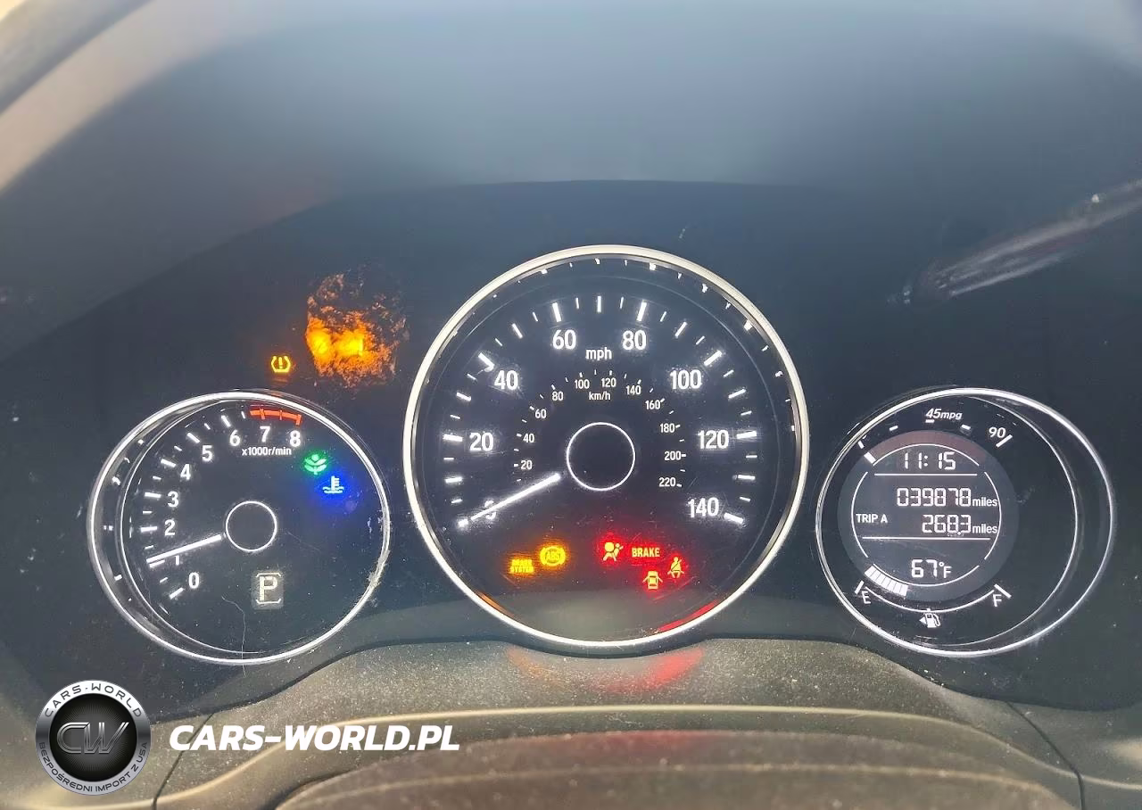 2019 Honda Hr-V Lx VIN:3CZRU6H33KM742268 - 9