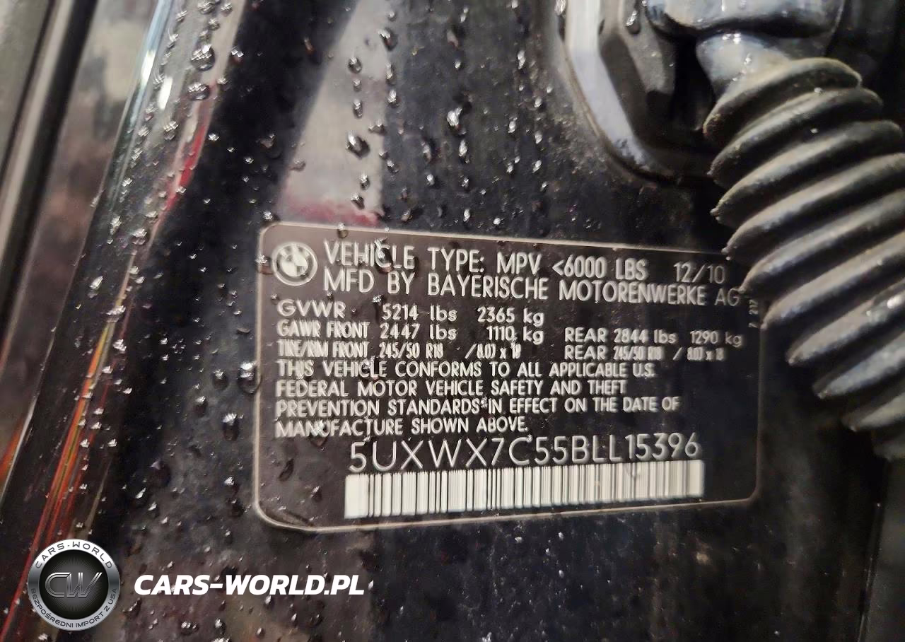 2011 BMW X3 xDrive35I VIN:5UXWX7C55BLL15396 - 13