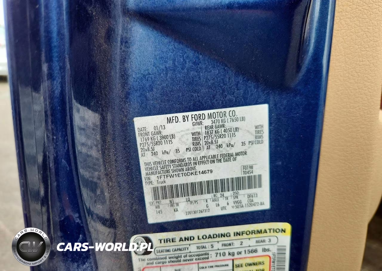 2013 Ford F150 Supercrew VIN:1FTFW1ET0DKE14679 - 12