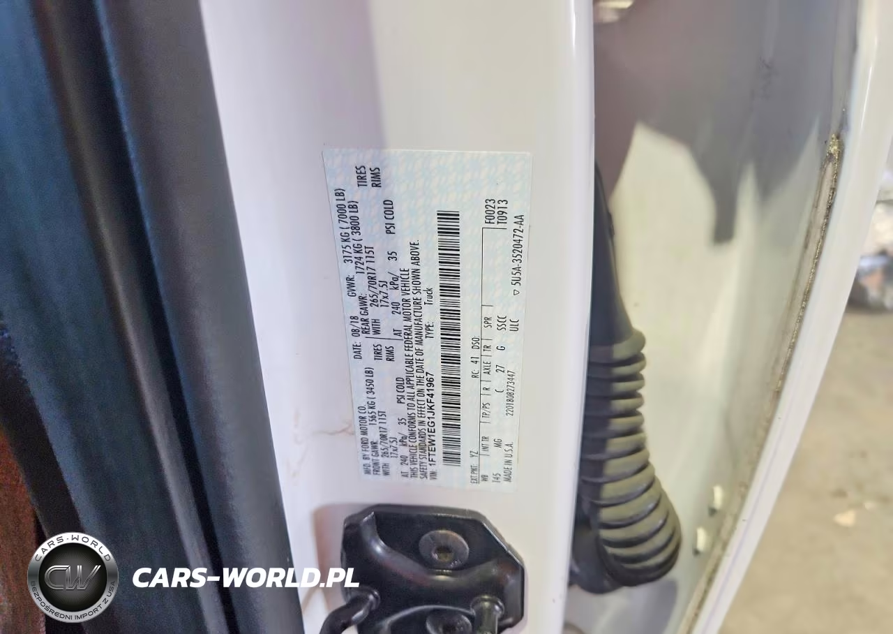 2018 Ford F150 Supercrew VIN:1FTEW1EG1JKF41967 - 12