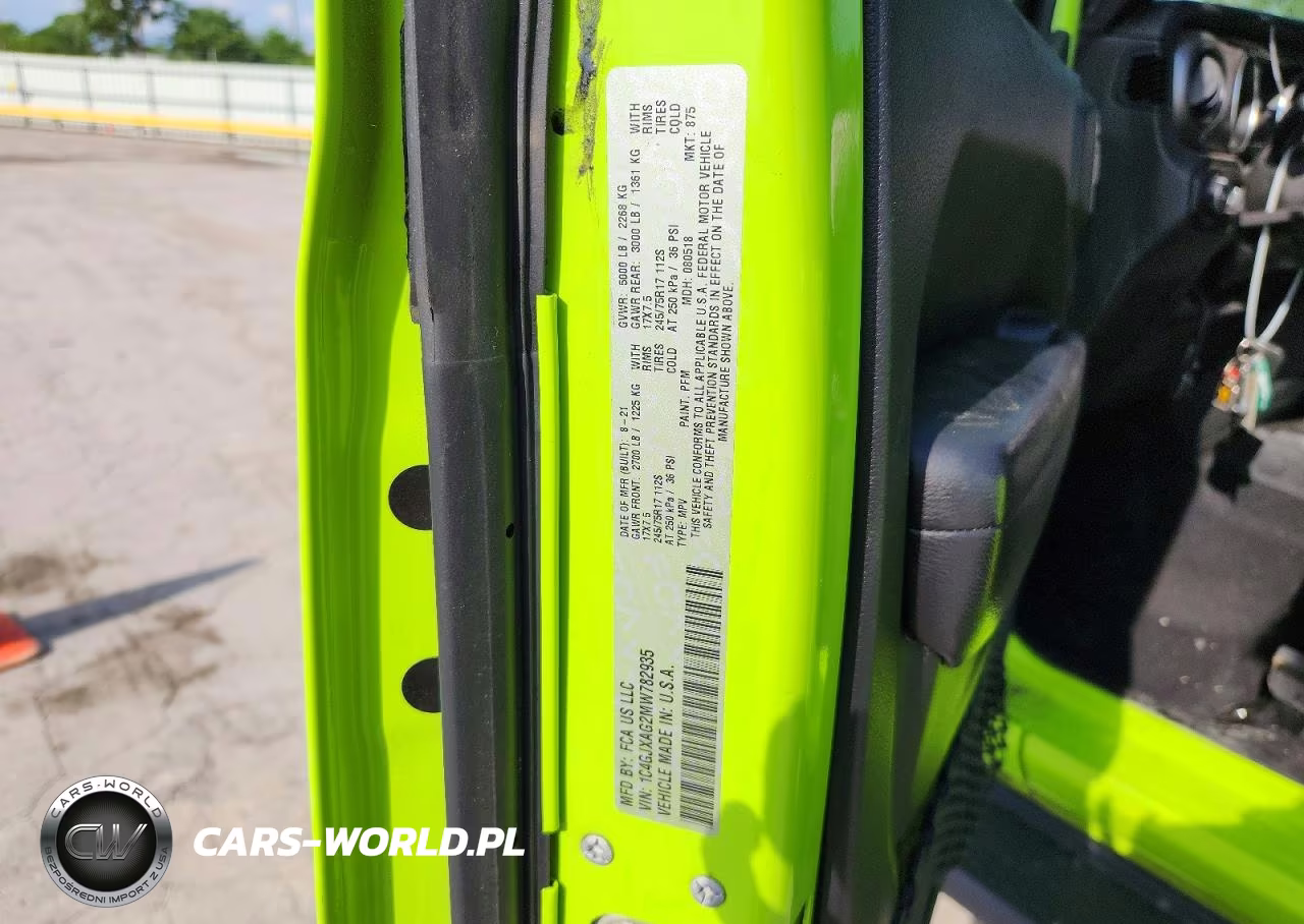 2021 Jeep Wrangler Sport VIN:1C4GJXAG2MW782935 - 12