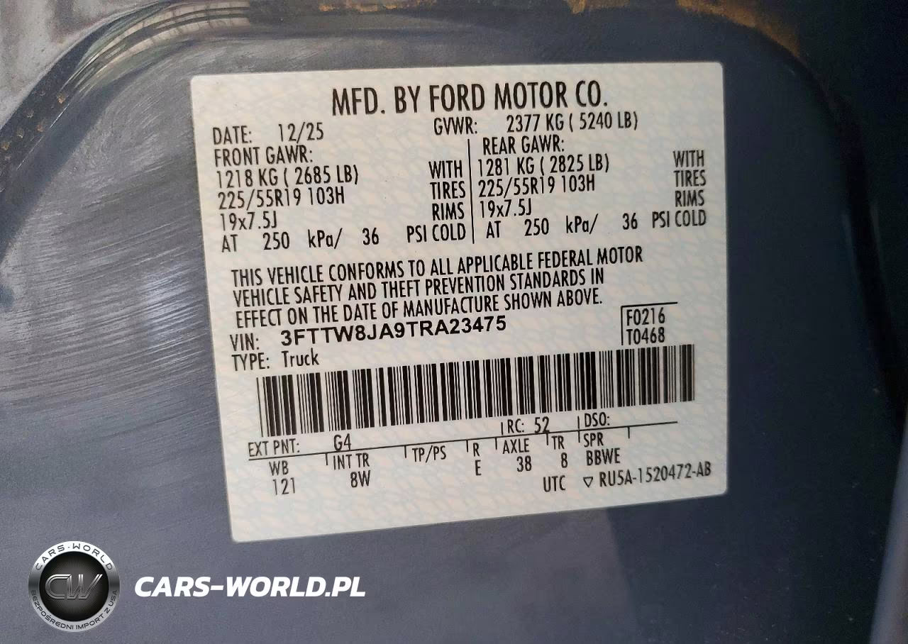 2026 Ford Maverick Xlt VIN:3FTTW8JA9TRA23475 - 13