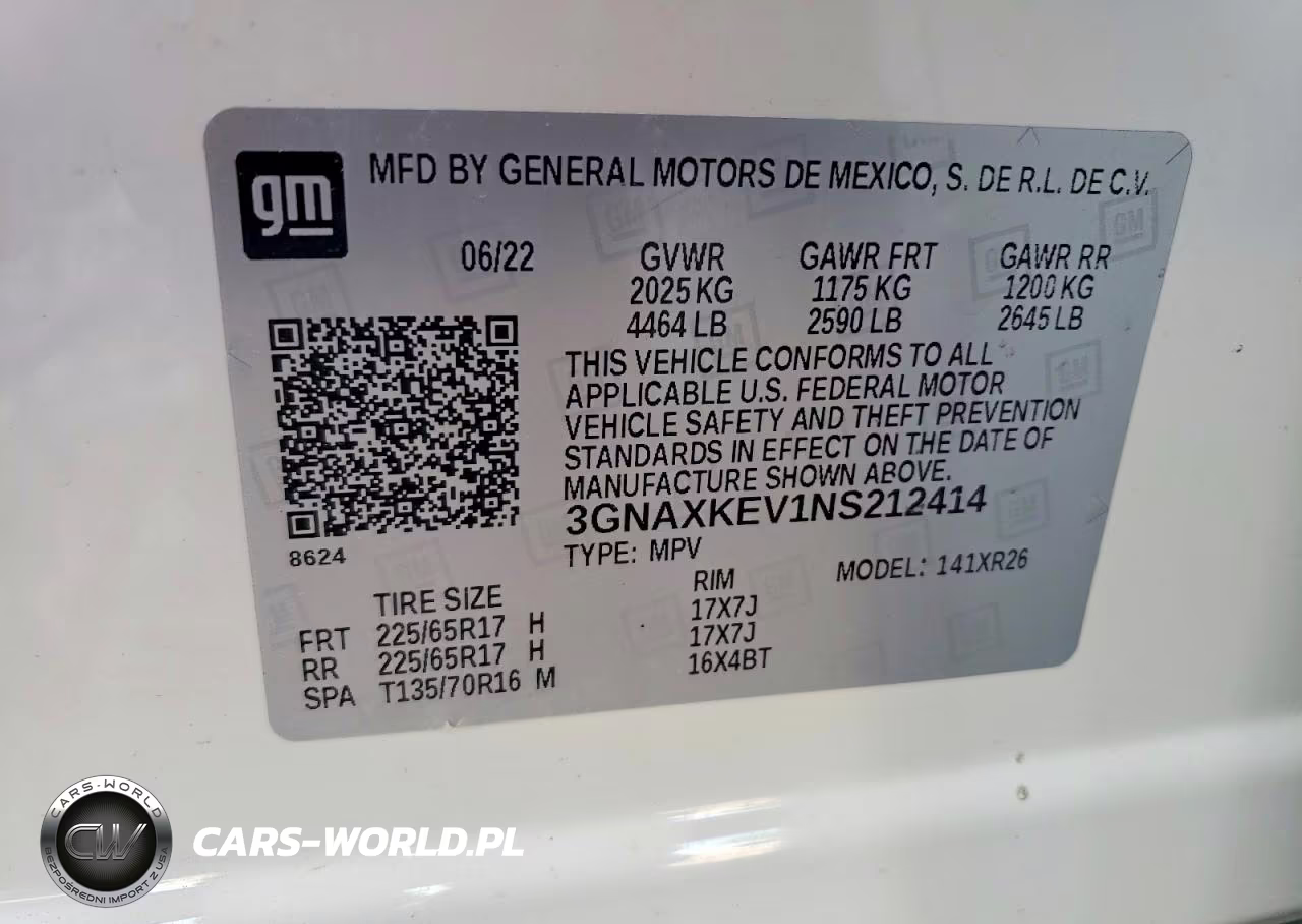2022 Chevrolet Equinox Lt VIN:3GNAXKEV1NS212414 - 12