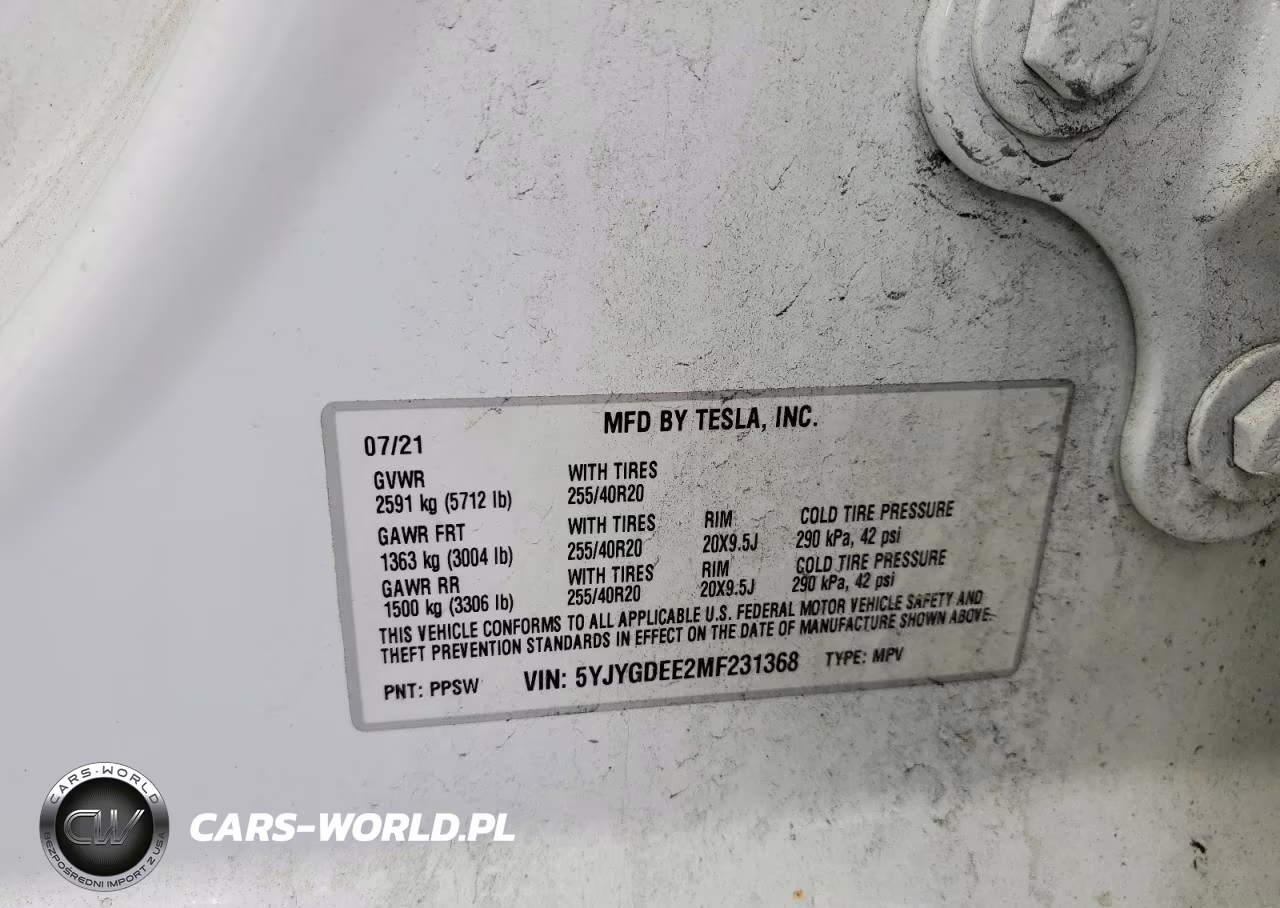 2021 Tesla Model Y VIN:5YJYGDEE2MF231368 - 14
