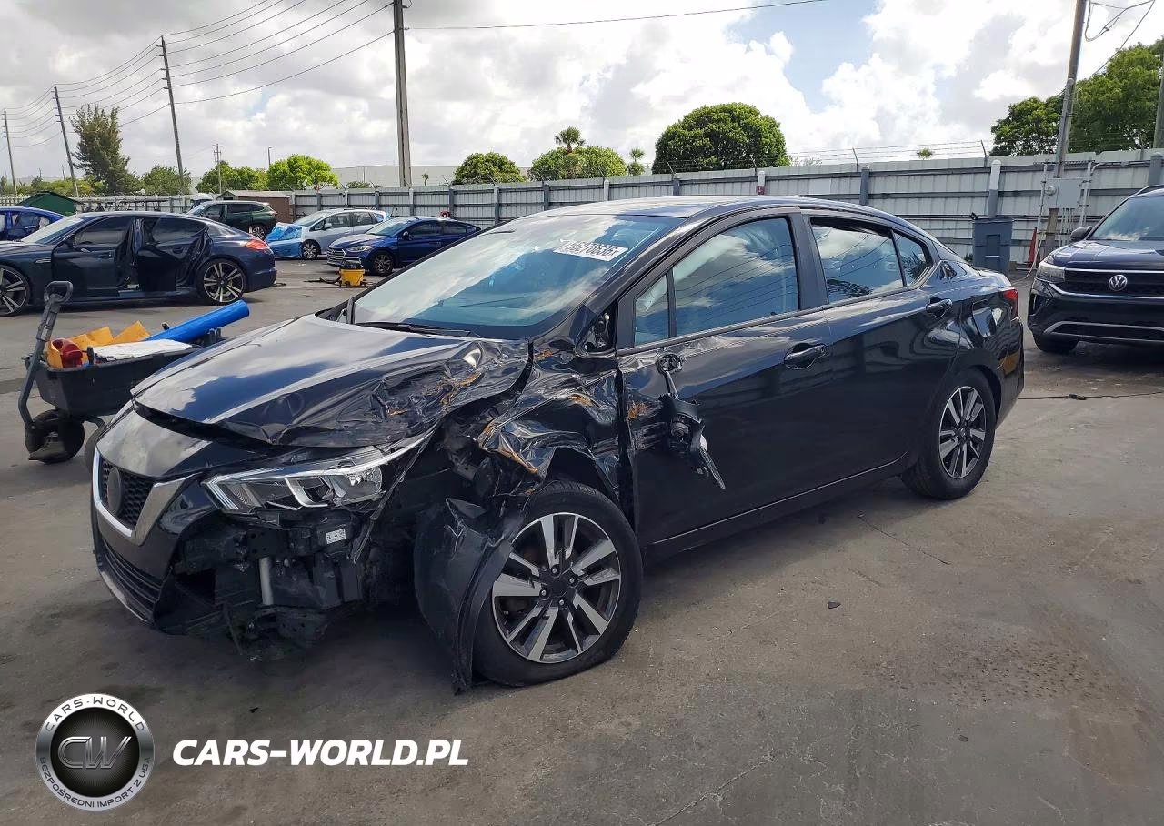 2021 Nissan Versa Sv VIN:3N1CN8EV6ML815316 - 1