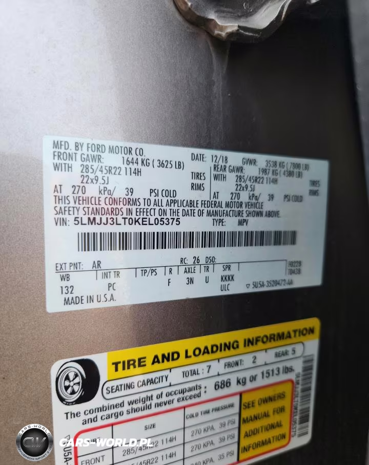 2019 Lincoln Navigator L Reserve VIN:5LMJJ3LT0KEL05375 - 14