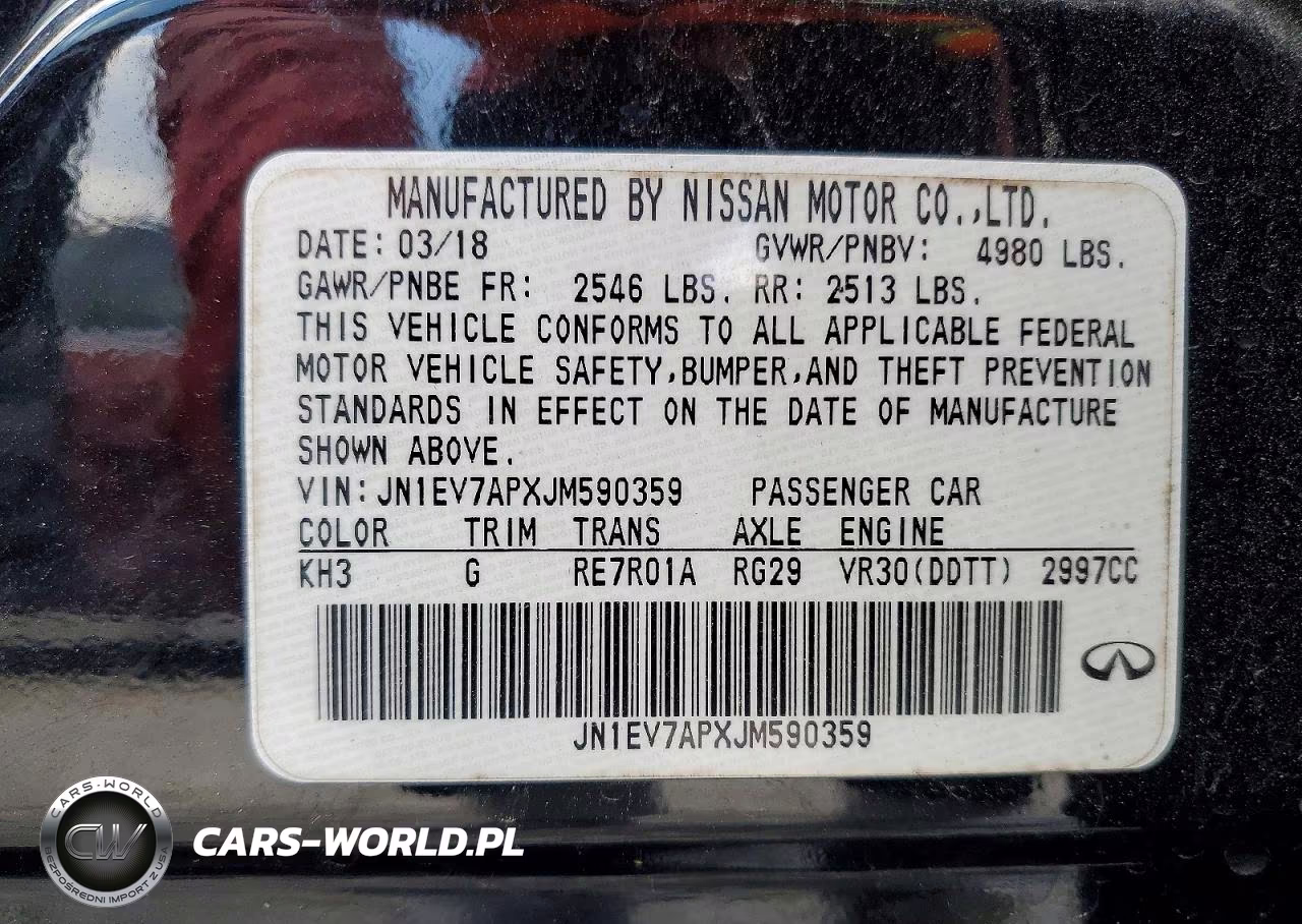 2018 Infiniti Q50 3.0T Luxe VIN:JN1EV7APXJM590359 - 14