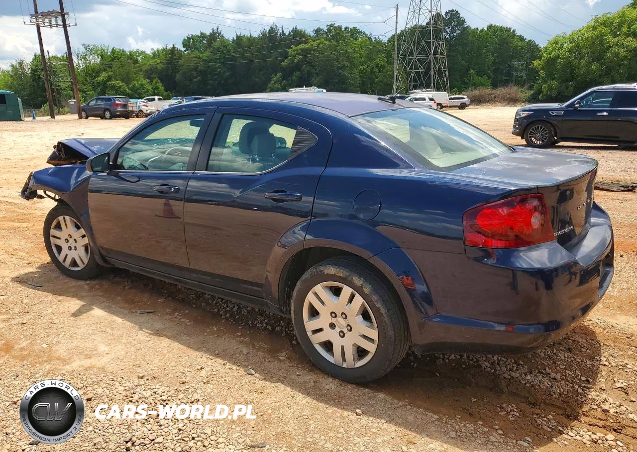 2013 Dodge Avenger Se VIN:1C3CDZABXDN576472 - 2