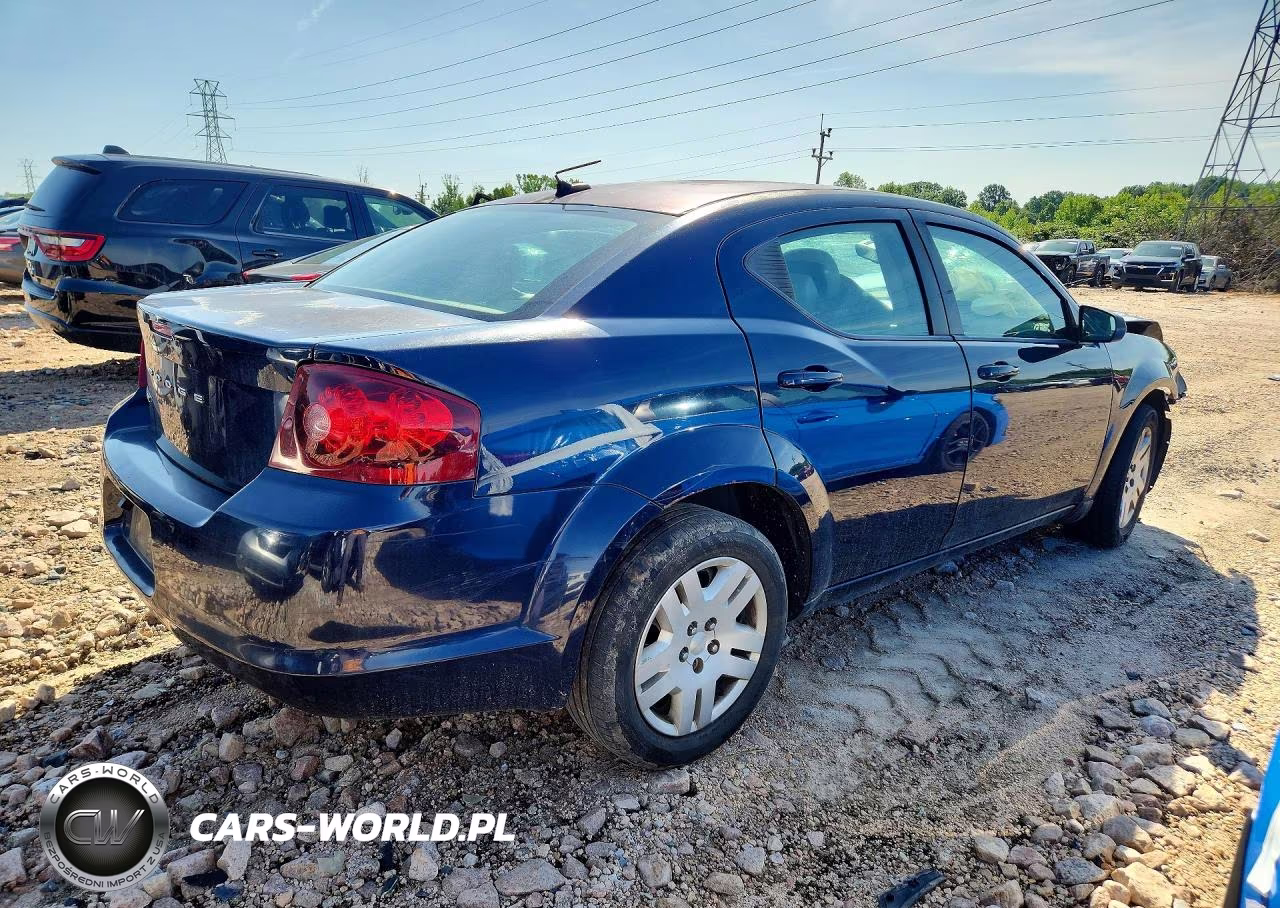 2013 Dodge Avenger Se VIN:1C3CDZABXDN576472 - 3