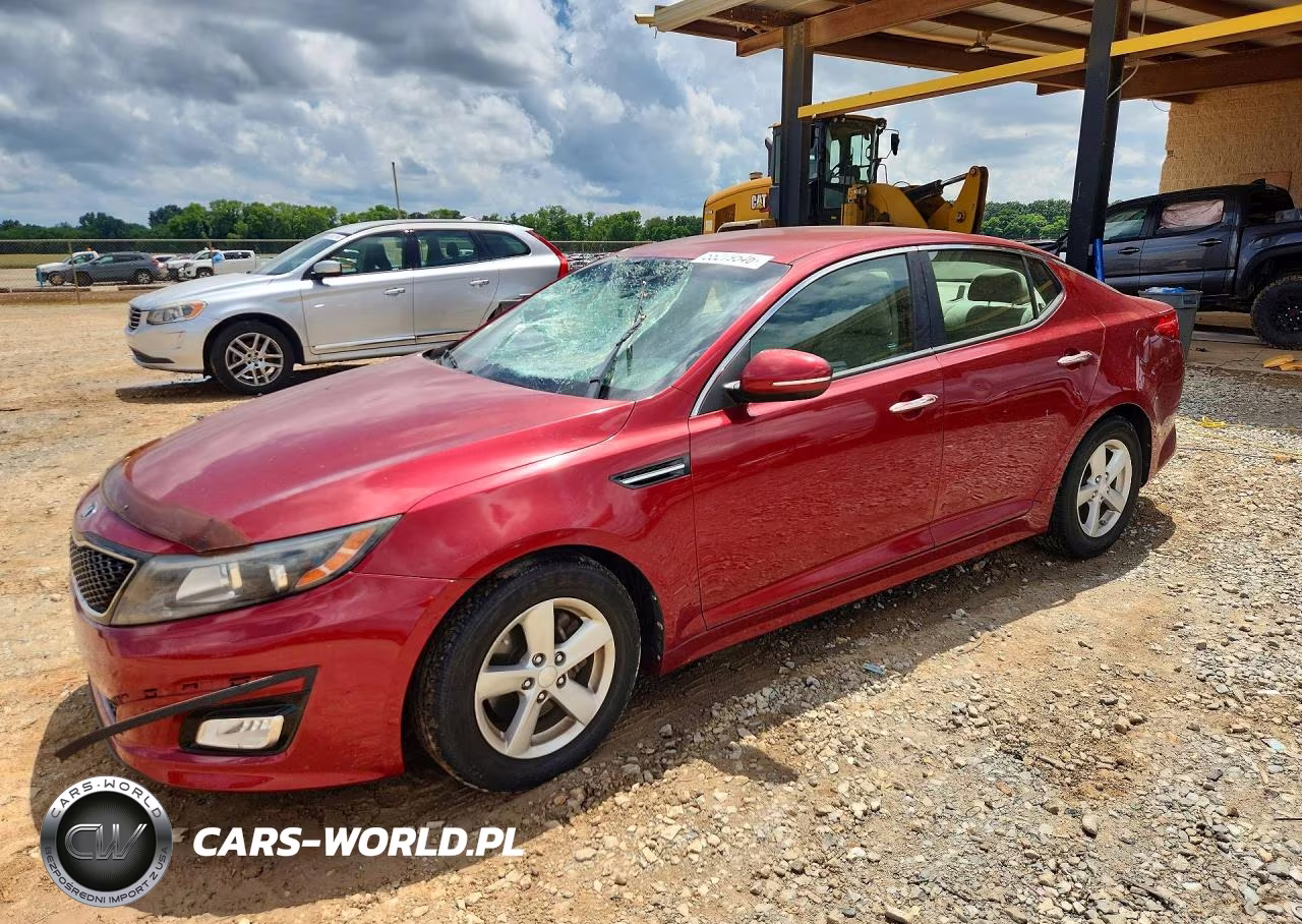 2014 Kia Optima Lx VIN:5XXGM4A77EG270371 - 1
