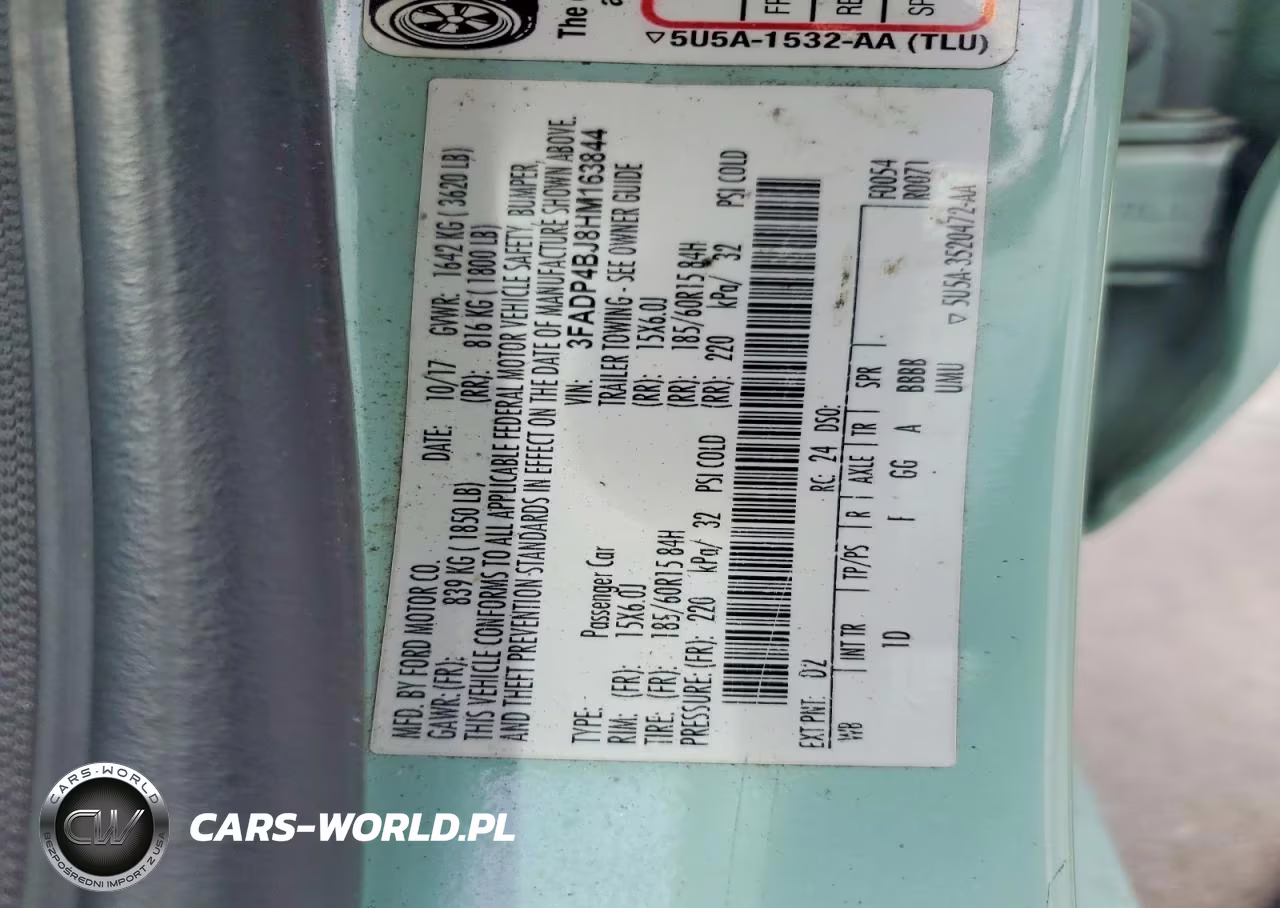 2017 Ford Fiesta Se VIN:3FADP4BJ8HM163844 - 12