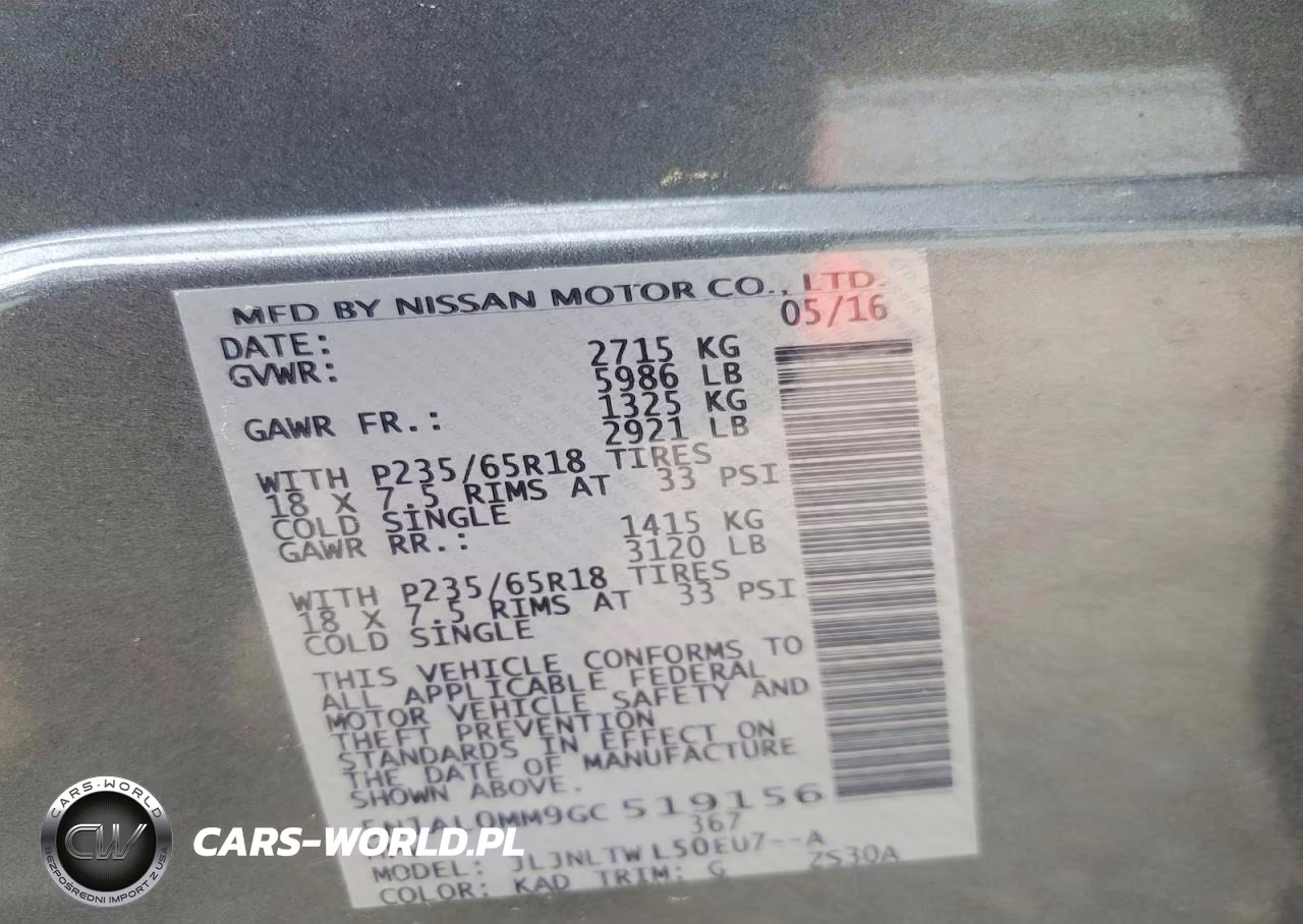 2016 Infiniti Qx60 Base VIN:5N1AL0MM9GC519156 - 13