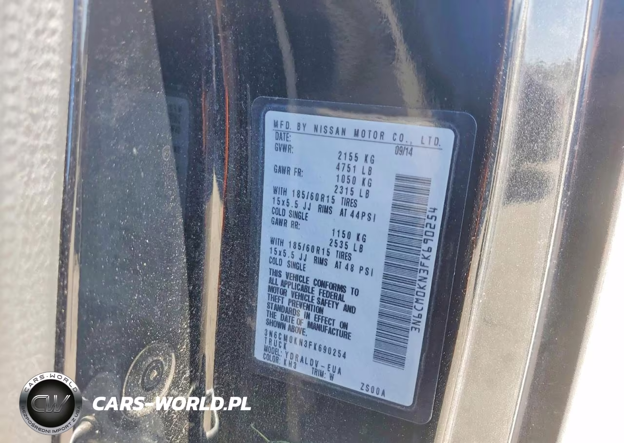 2015 Nissan Nv200 S VIN:3N6CM0KN3FK690254 - 13