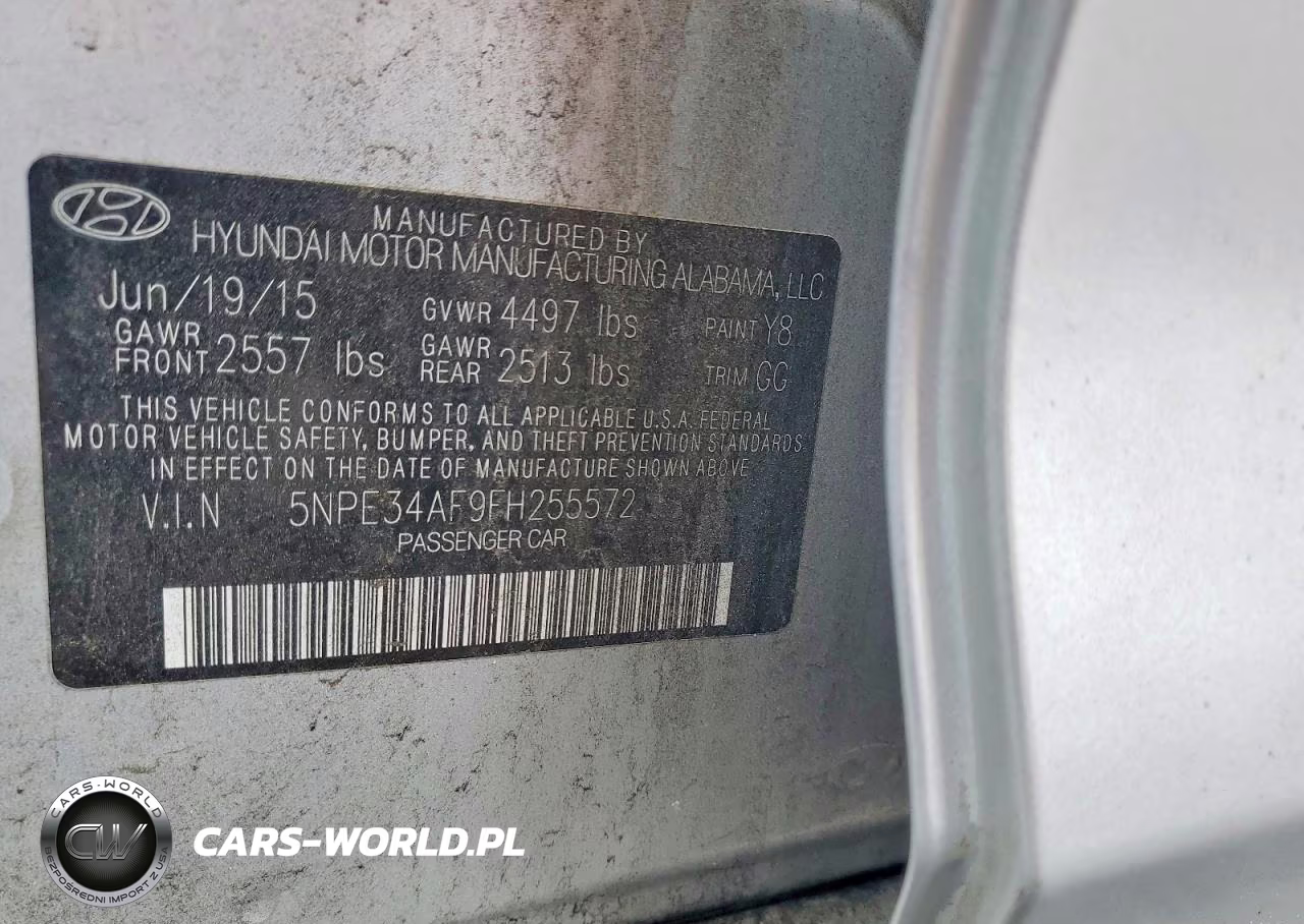 2015 Hyundai Sonata Sport VIN:5NPE34AF9FH255572 - 13