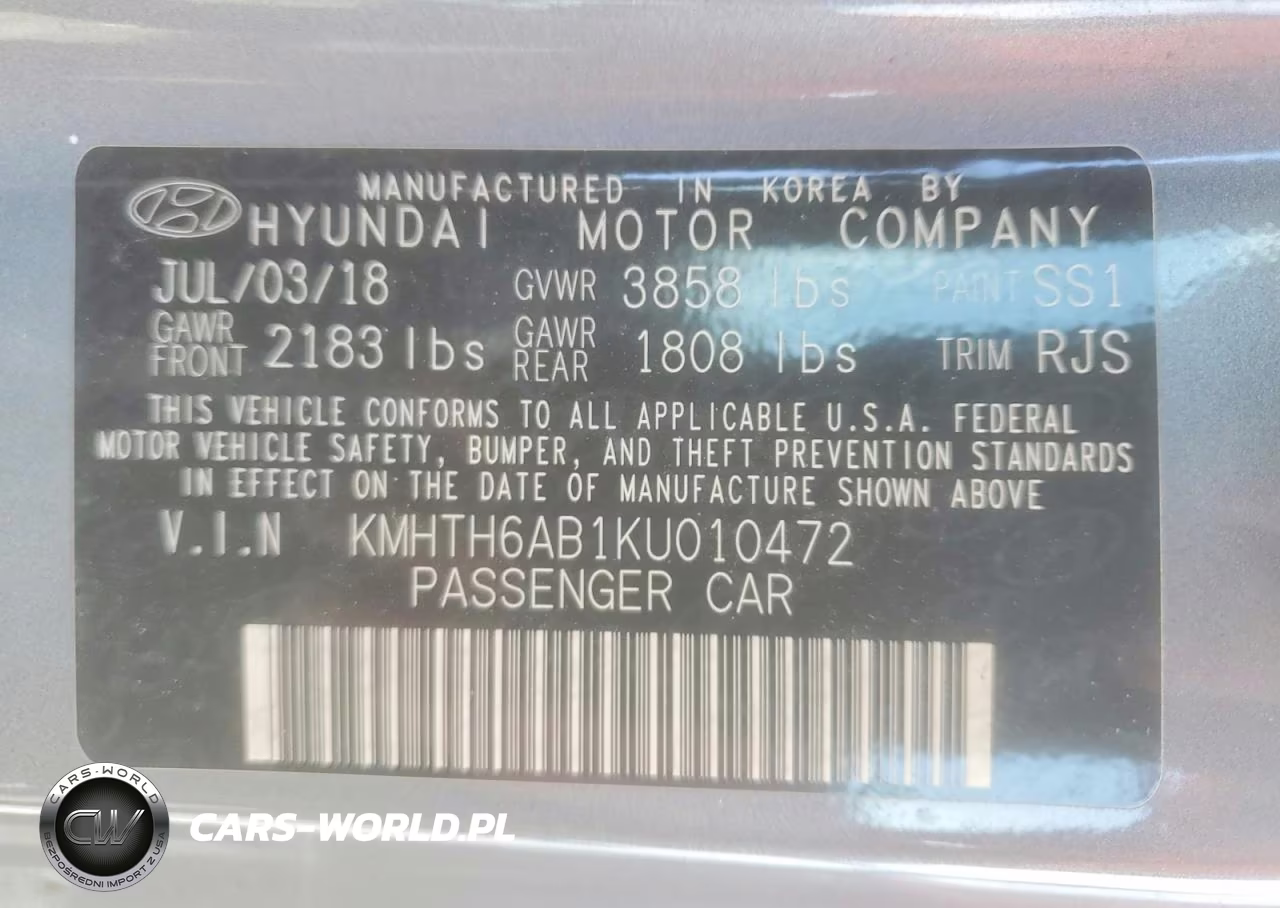 2019 Hyundai Veloster Turbo Ultimate VIN:KMHTH6AB1KU010472 - 13