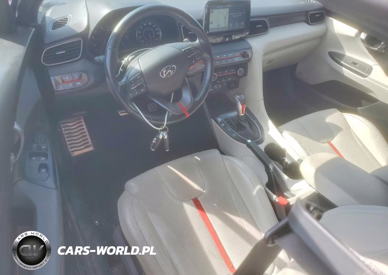 2019 Hyundai Veloster Turbo Ultimate VIN:KMHTH6AB1KU010472 - 8