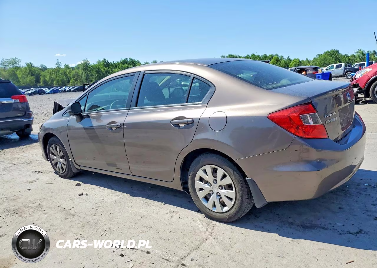 2012 Honda Civic Lx VIN:2HGFB2F54CH581216 - 2