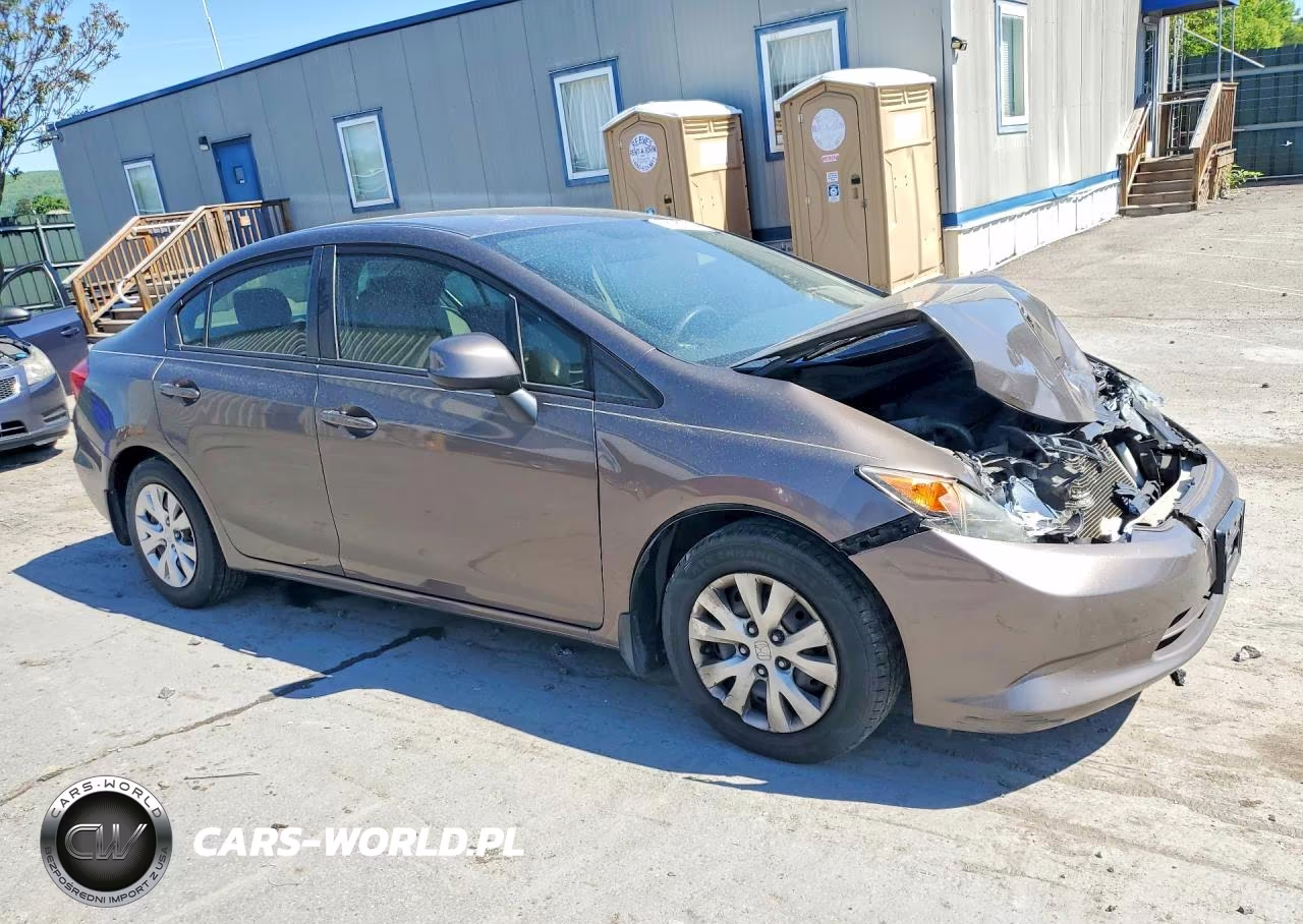 2012 Honda Civic Lx VIN:2HGFB2F54CH581216 - 4