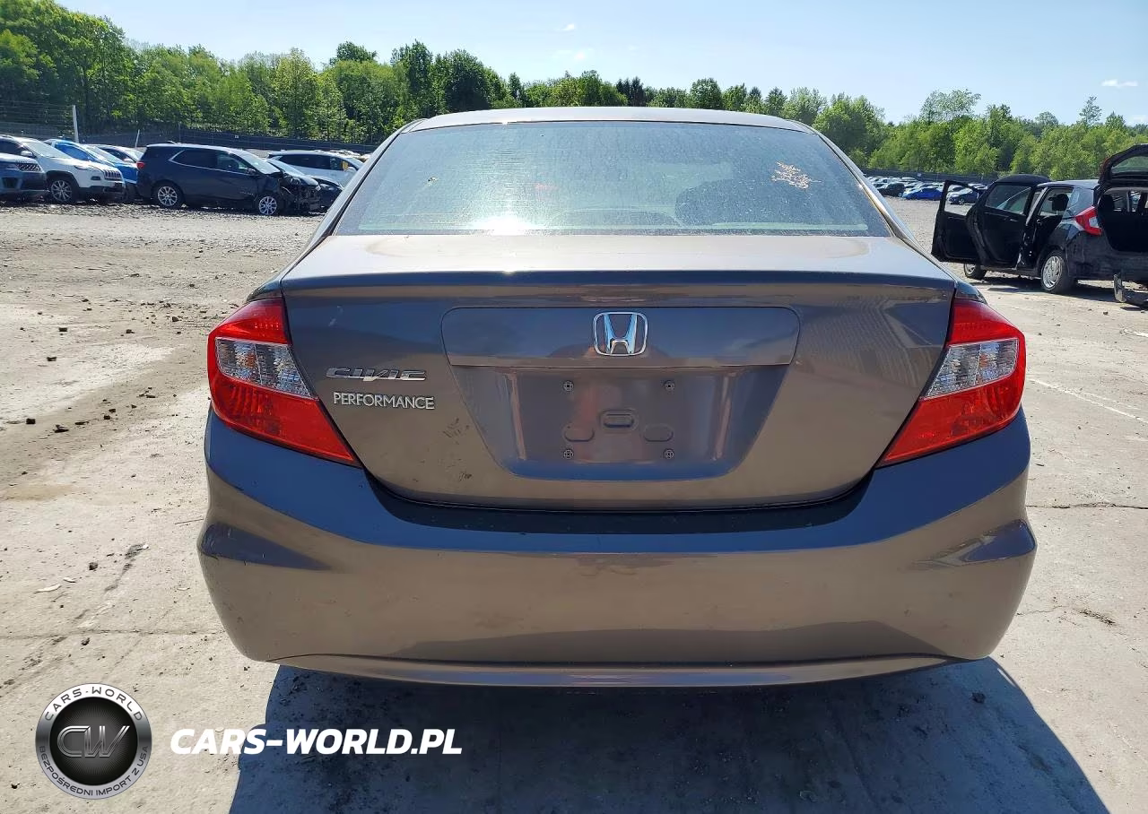 2012 Honda Civic Lx VIN:2HGFB2F54CH581216 - 6