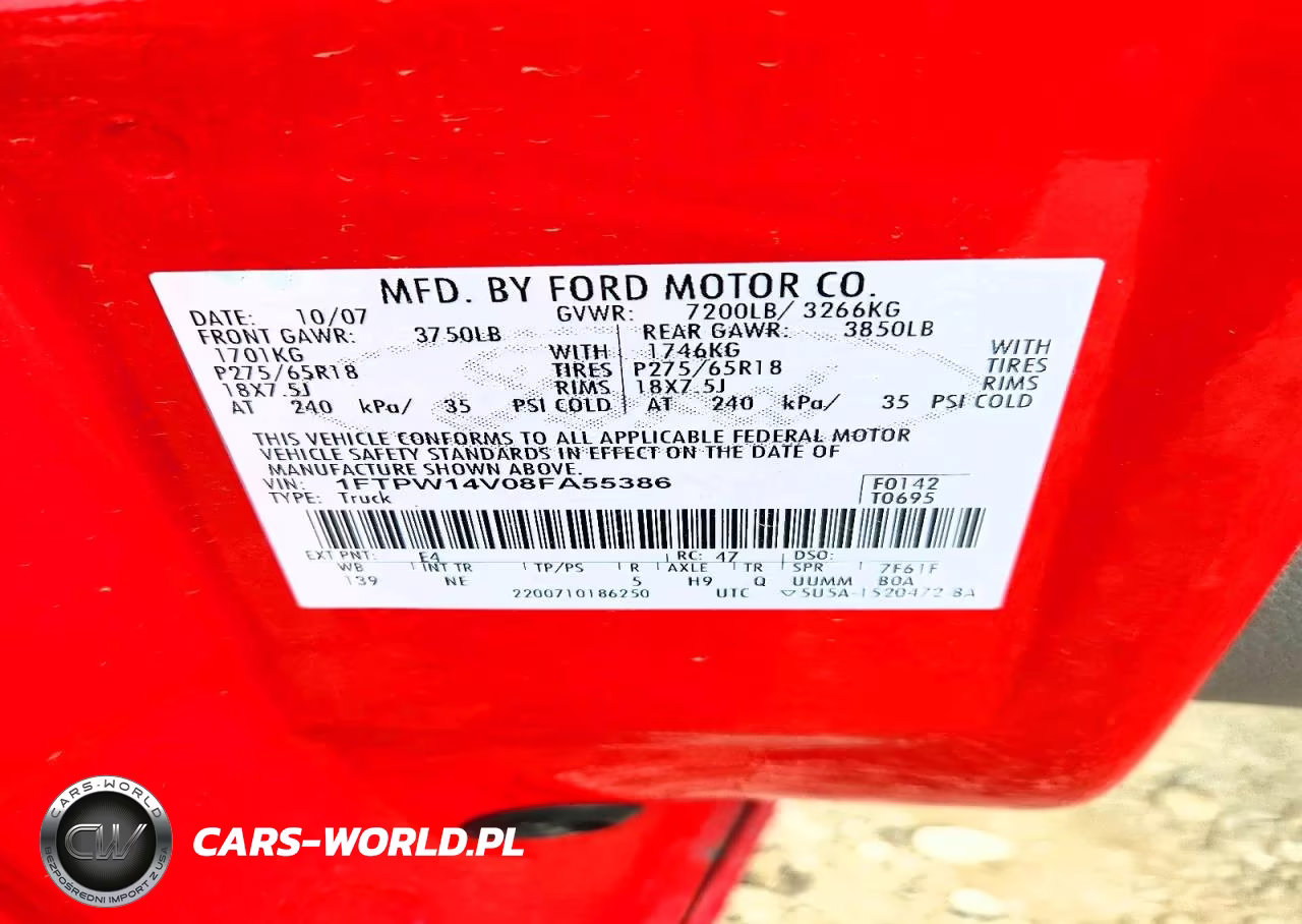 2008 Ford F150 Supercrew VIN:1FTPW14V08FA55386 - 12