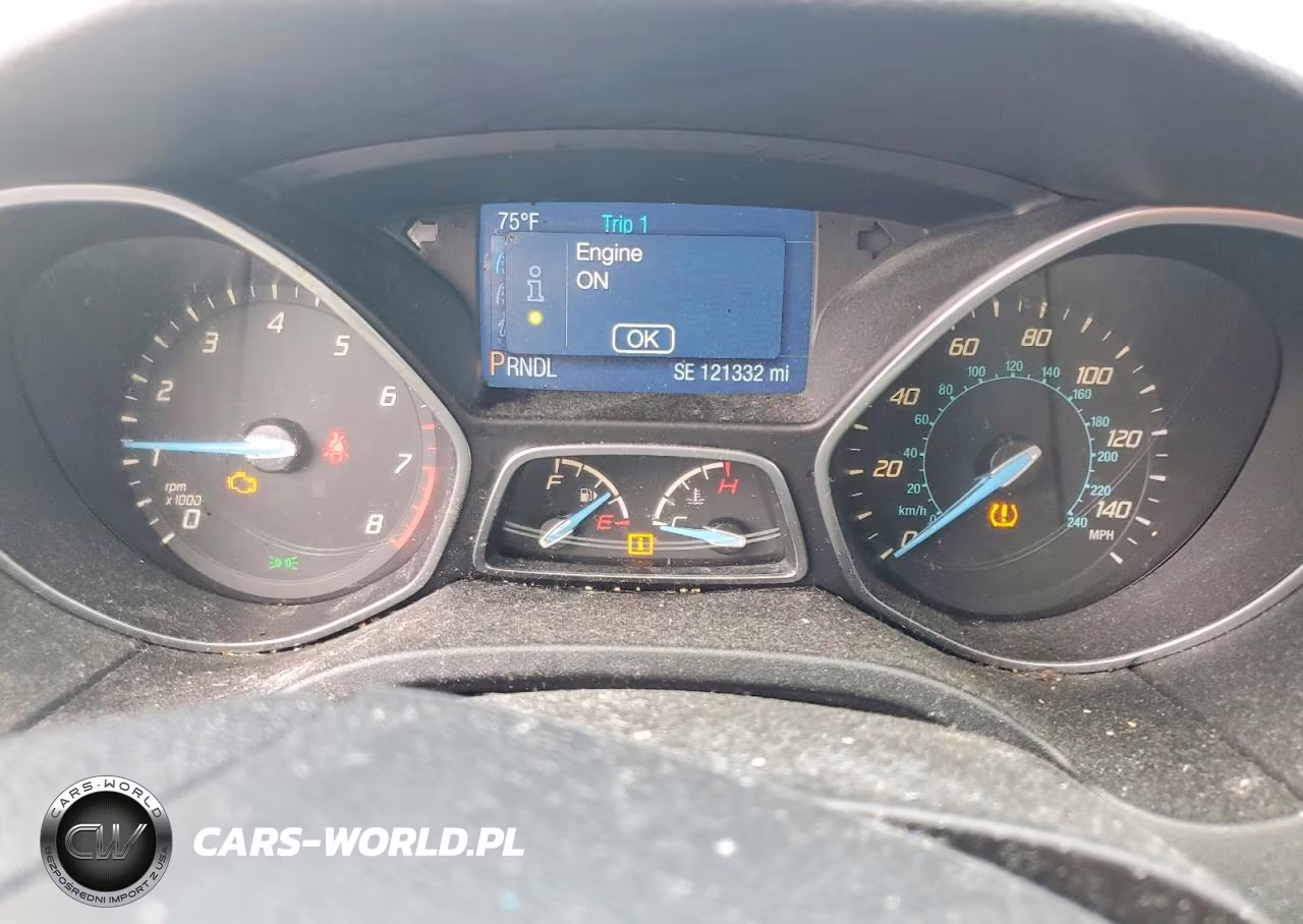 2014 Ford Focus Se VIN:1FADP3F21EL446855 - 9