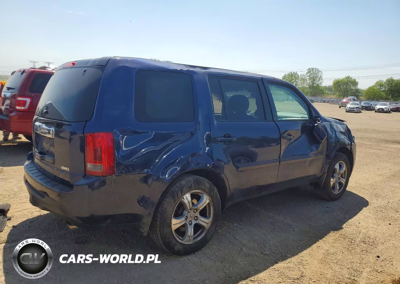 2014 Honda Pilot Exl VIN:5FNYF4H52EB021059 - 3