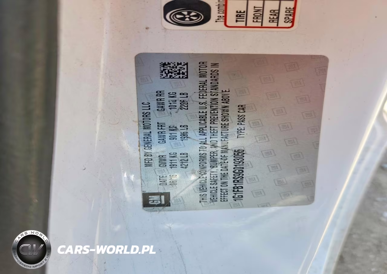 2016 Chevrolet Camaro Lt VIN:1G1FB1RS9G0193055 - 12