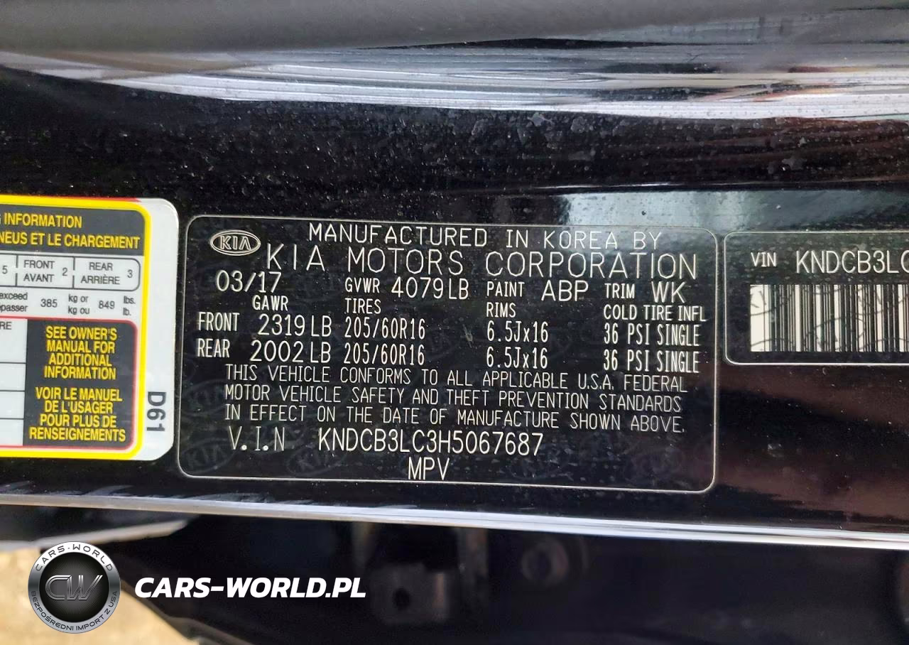 2017 Kia Niro Fe VIN:KNDCB3LC3H5067687 - 13