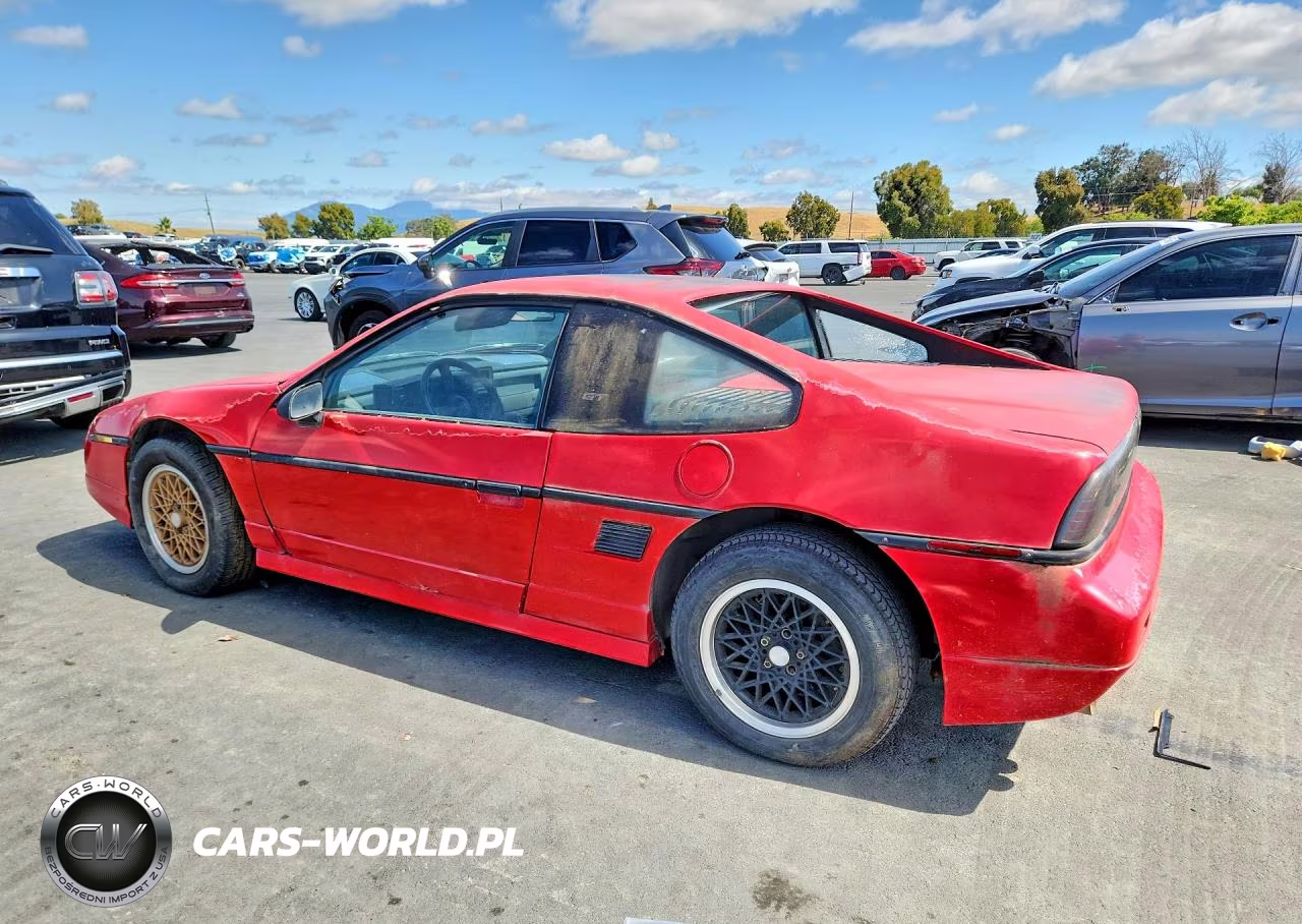 1988 Pontiac Fiero Gt VIN:1G2PG1199JP223468 - 2