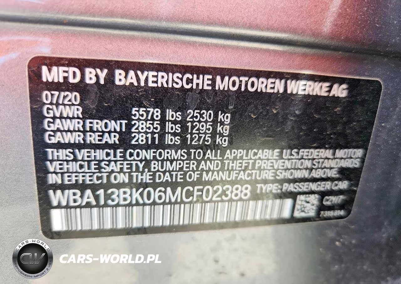 2021 BMW M550Xi VIN:WBA13BK06MCF02388 - 12