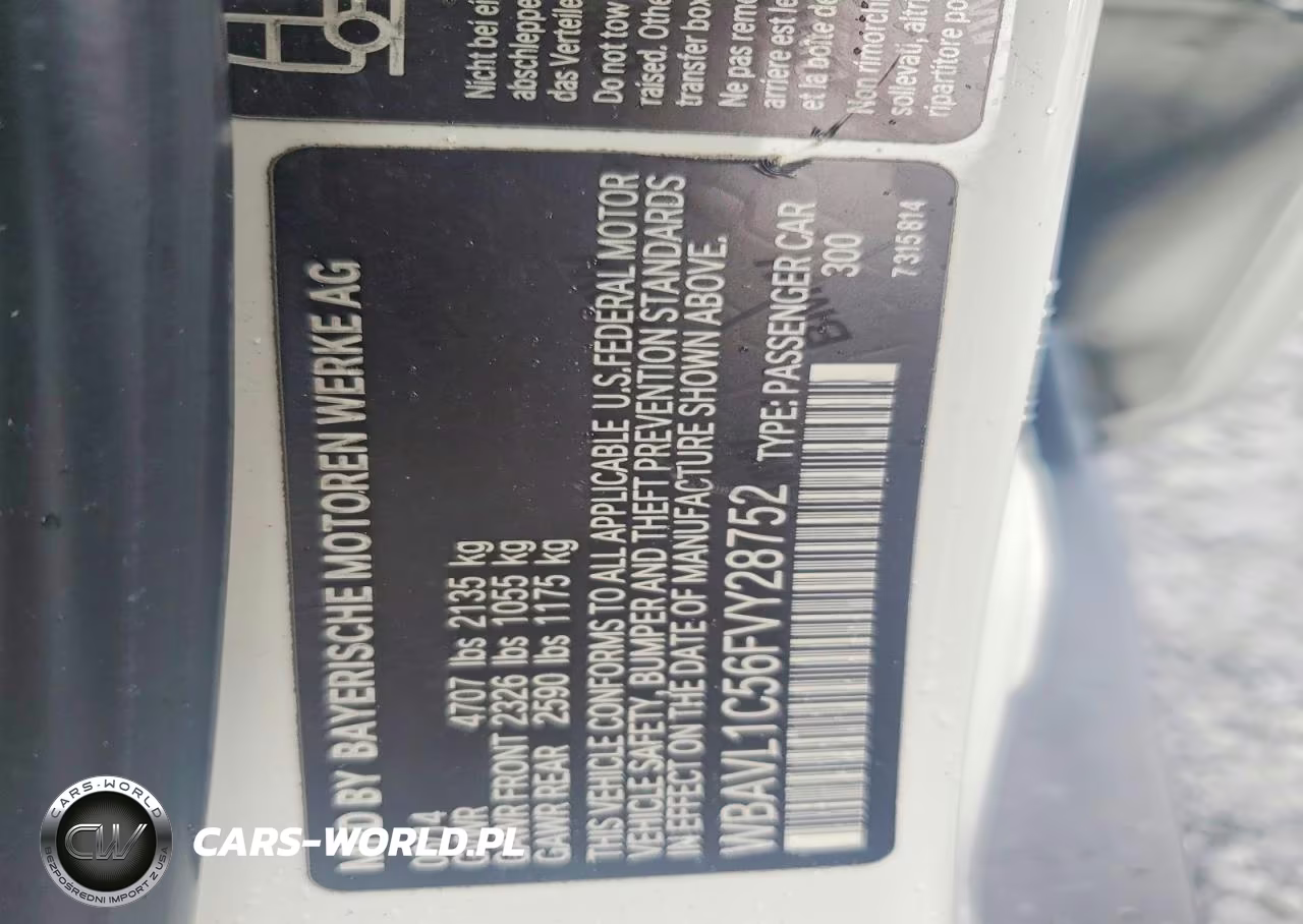 2015 BMW X1 xDrive28I VIN:WBAVL1C56FVY28752 - 12