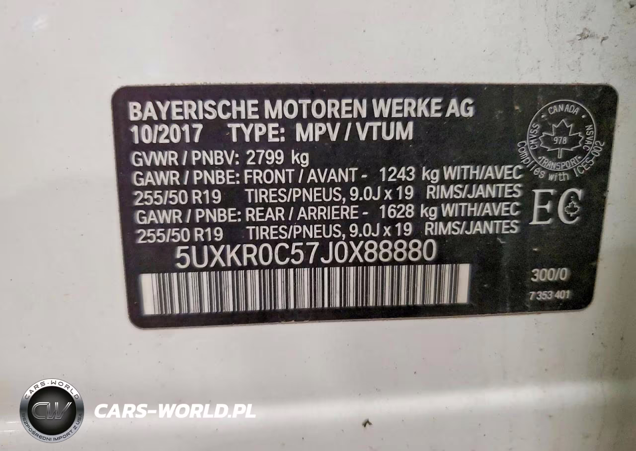 2018 BMW X5 xDrive35I VIN:5UXKR0C57J0X88880 - 13